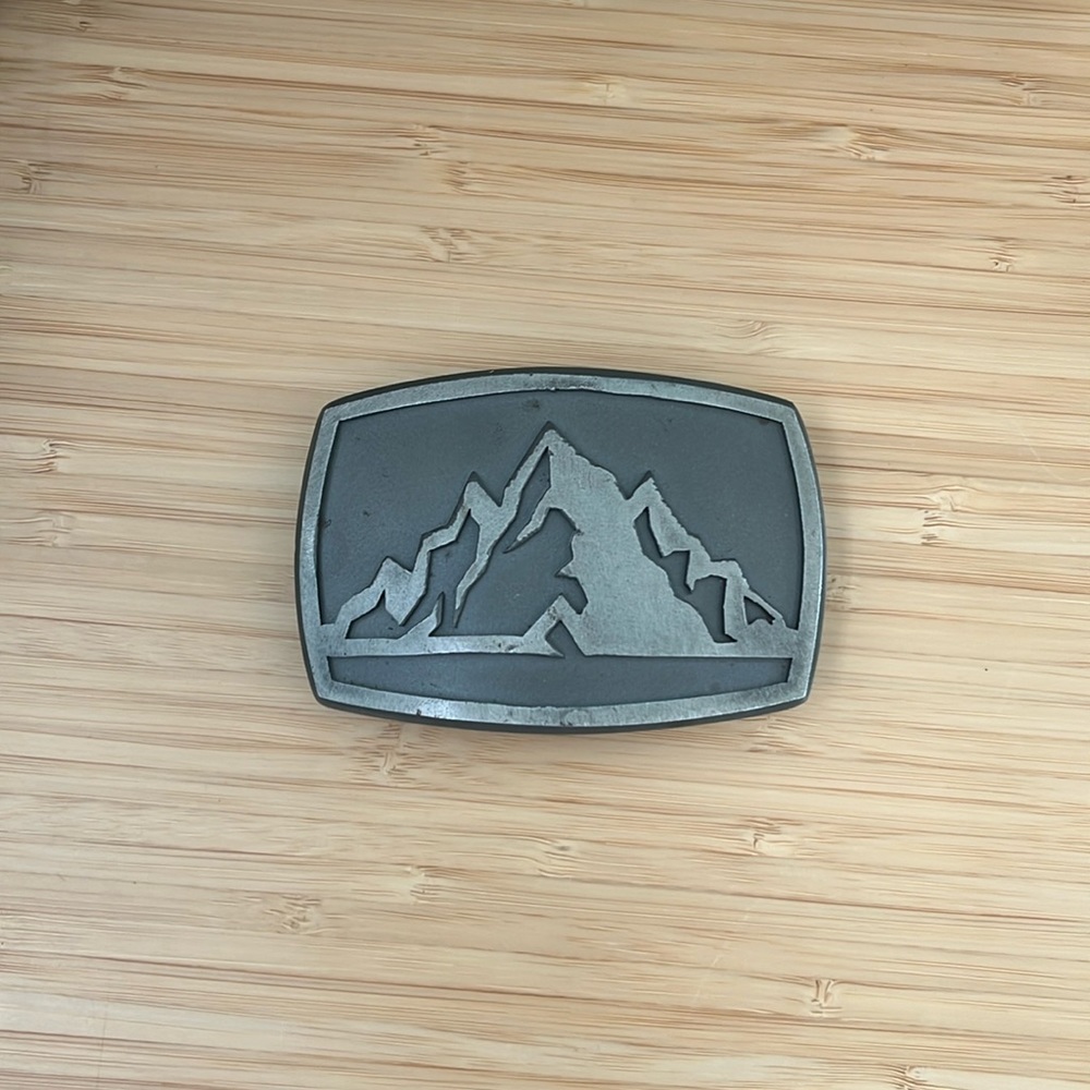 Foster Weld mountain belt buckle